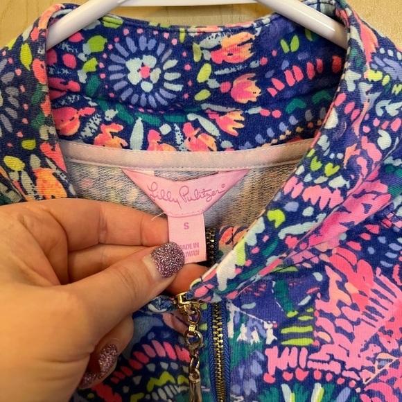 Lilly Pulitzer 1/2 zip - Picture 4 of 4